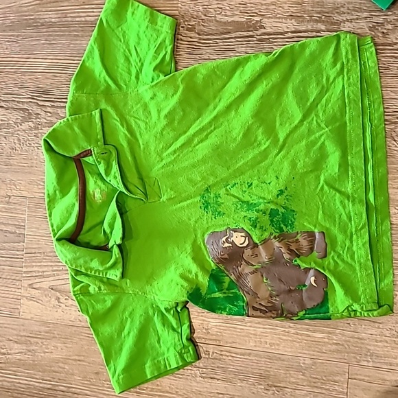 Children's Place/Carter Gorilla Polo/Stay Cool Shirt with Plaid Shorts Size 7 - Picture 12 of 13